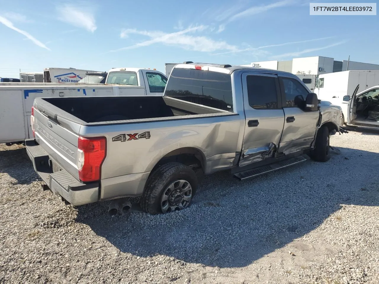 2020 Ford F250 Super Duty VIN: 1FT7W2BT4LEE03972 Lot: 76677754