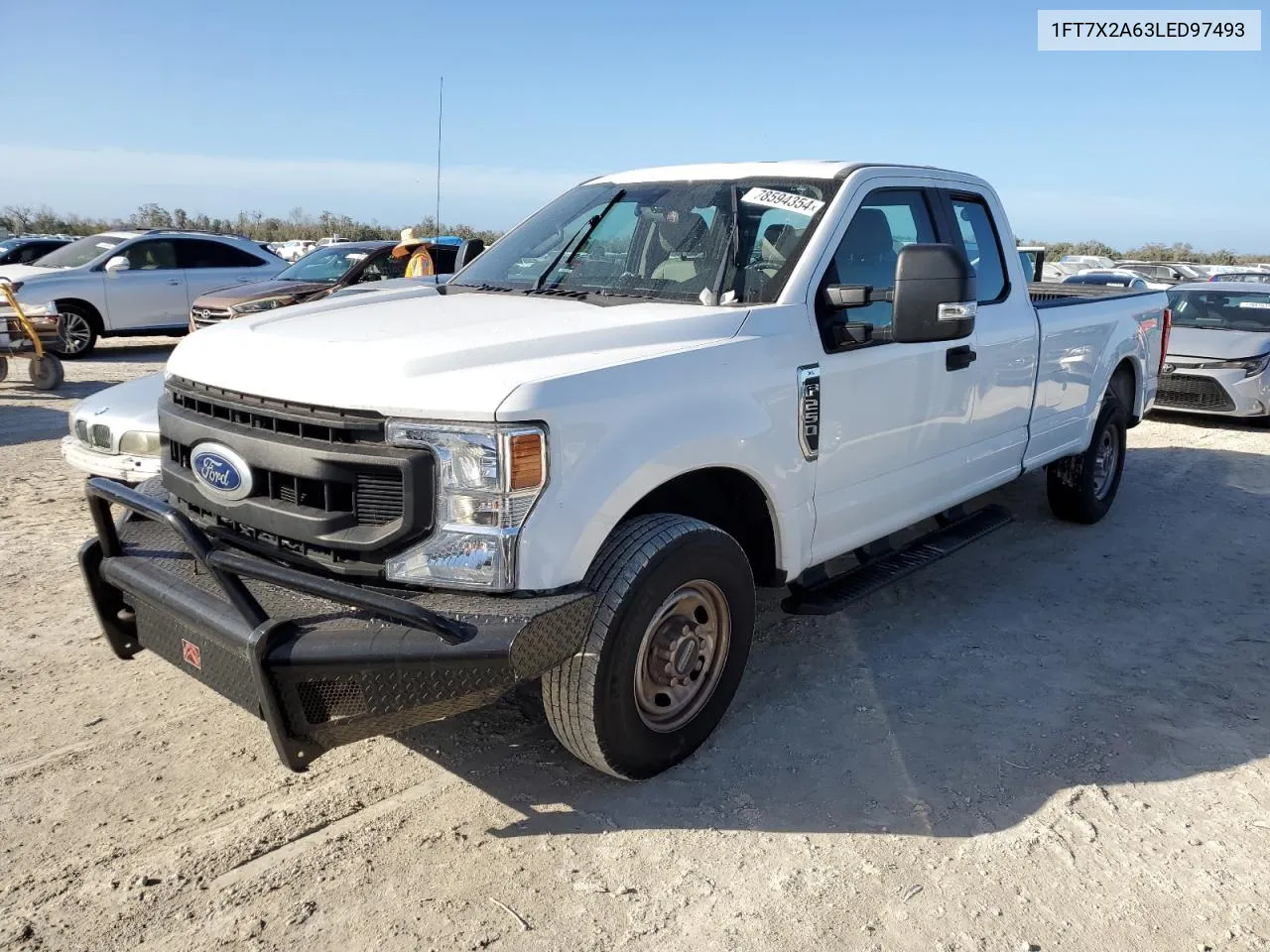 2020 Ford F250 Super Duty VIN: 1FT7X2A63LED97493 Lot: 78594354