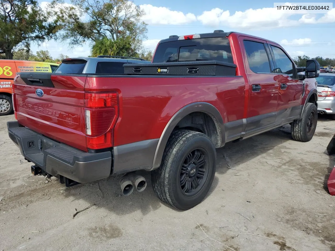 2020 Ford F250 Super Duty VIN: 1FT7W2BT4LED30442 Lot: 78661734