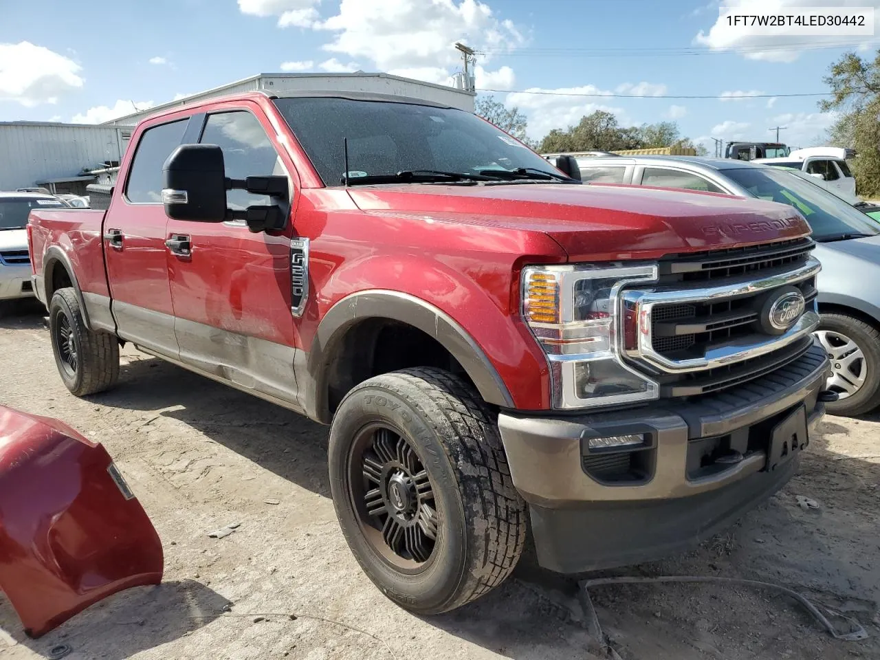 2020 Ford F250 Super Duty VIN: 1FT7W2BT4LED30442 Lot: 78661734