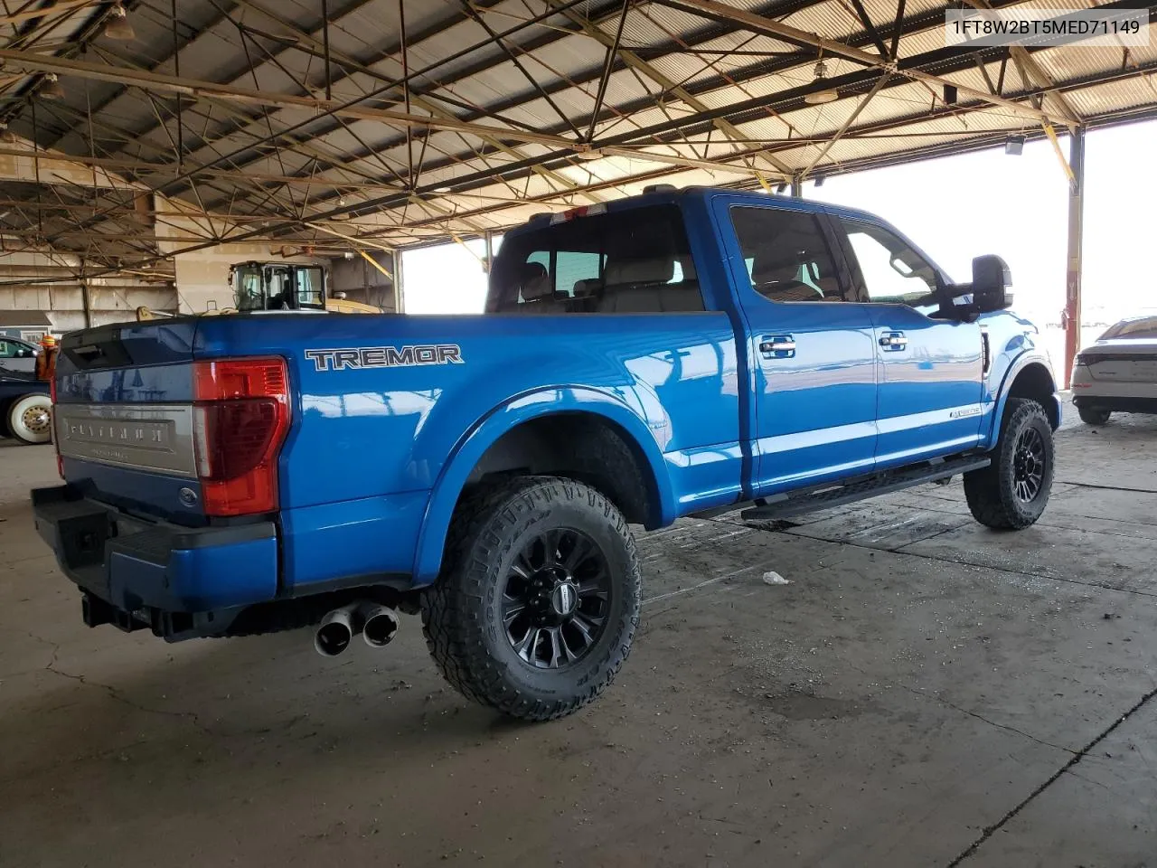 2021 Ford F250 Super Duty VIN: 1FT8W2BT5MED71149 Lot: 56971164