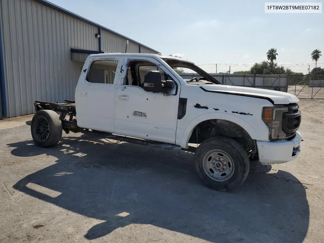 2021 Ford F250 Super Duty VIN: 1FT8W2BT9MEE07182 Lot: 65737814