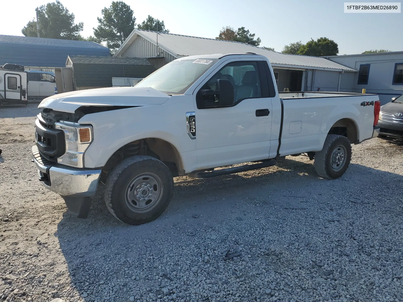 2021 Ford F250 Super Duty VIN: 1FTBF2B63MED26890 Lot: 66031784