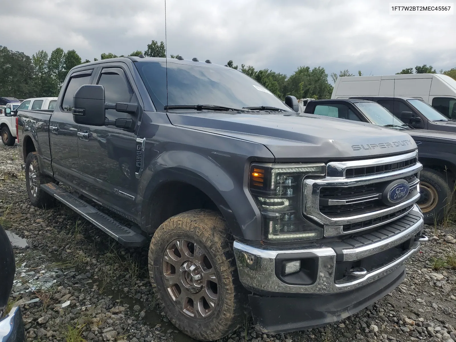 2021 Ford F250 Super Duty VIN: 1FT7W2BT2MEC45567 Lot: 67296374