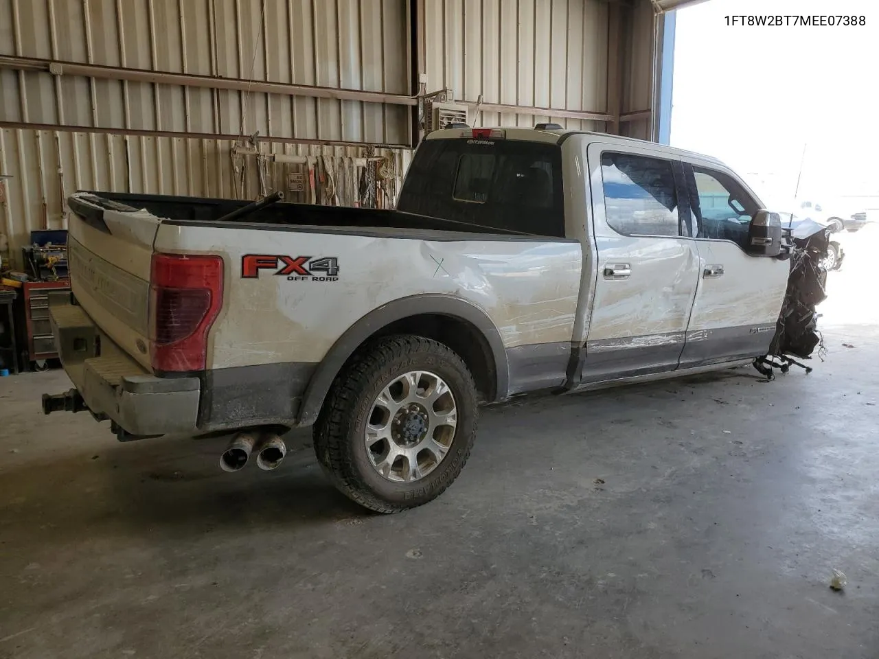 2021 Ford F250 Super Duty VIN: 1FT8W2BT7MEE07388 Lot: 68136534