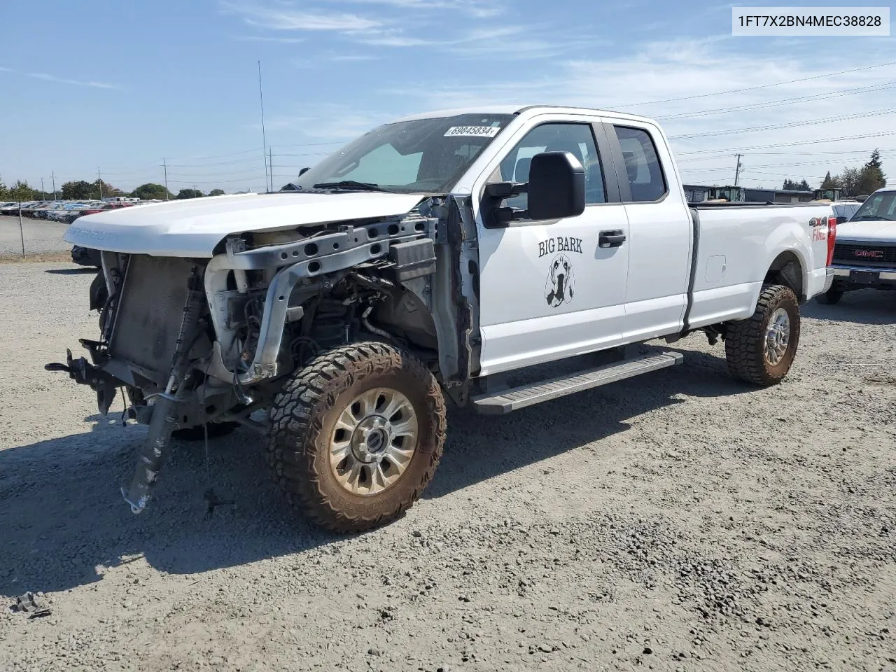 2021 Ford F250 Super Duty VIN: 1FT7X2BN4MEC38828 Lot: 69845834