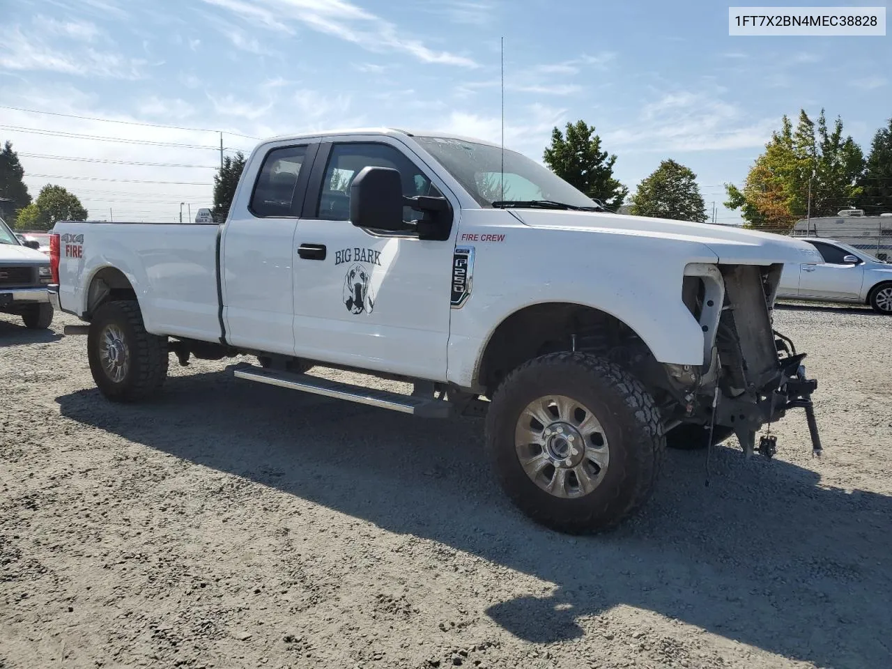 2021 Ford F250 Super Duty VIN: 1FT7X2BN4MEC38828 Lot: 69845834