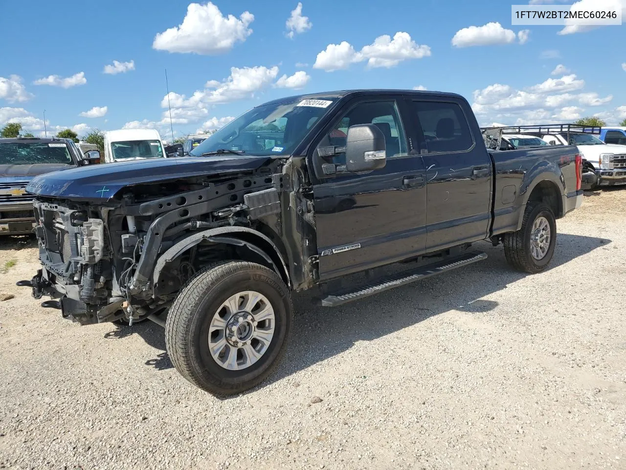 2021 Ford F250 Super Duty VIN: 1FT7W2BT2MEC60246 Lot: 70820144