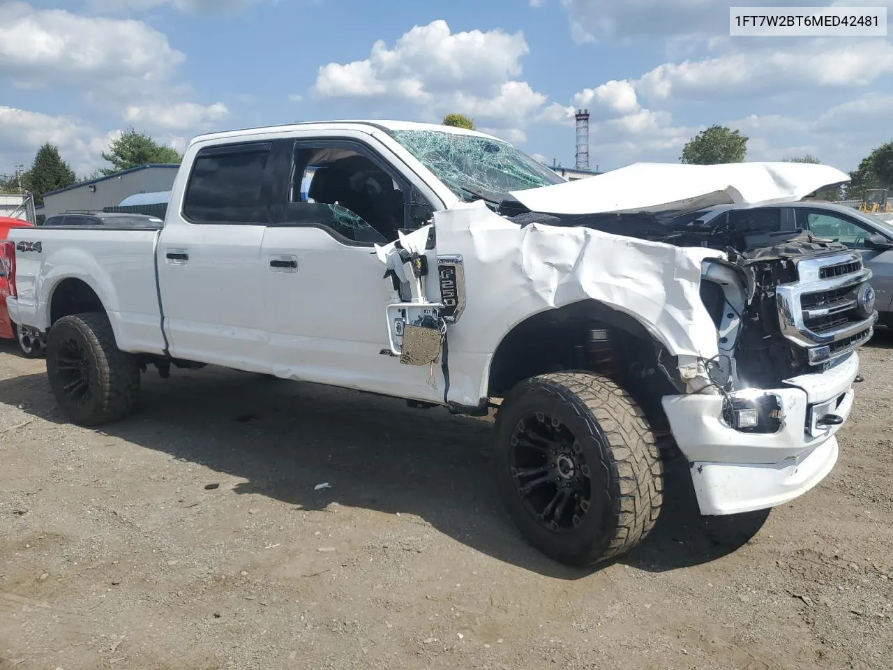 2021 Ford F250 Super Duty VIN: 1FT7W2BT6MED42481 Lot: 71094984