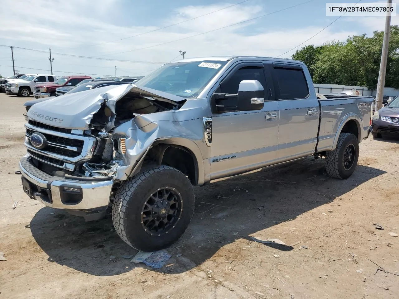 2021 Ford F250 Super Duty VIN: 1FT8W2BT4MEC97805 Lot: 72394804