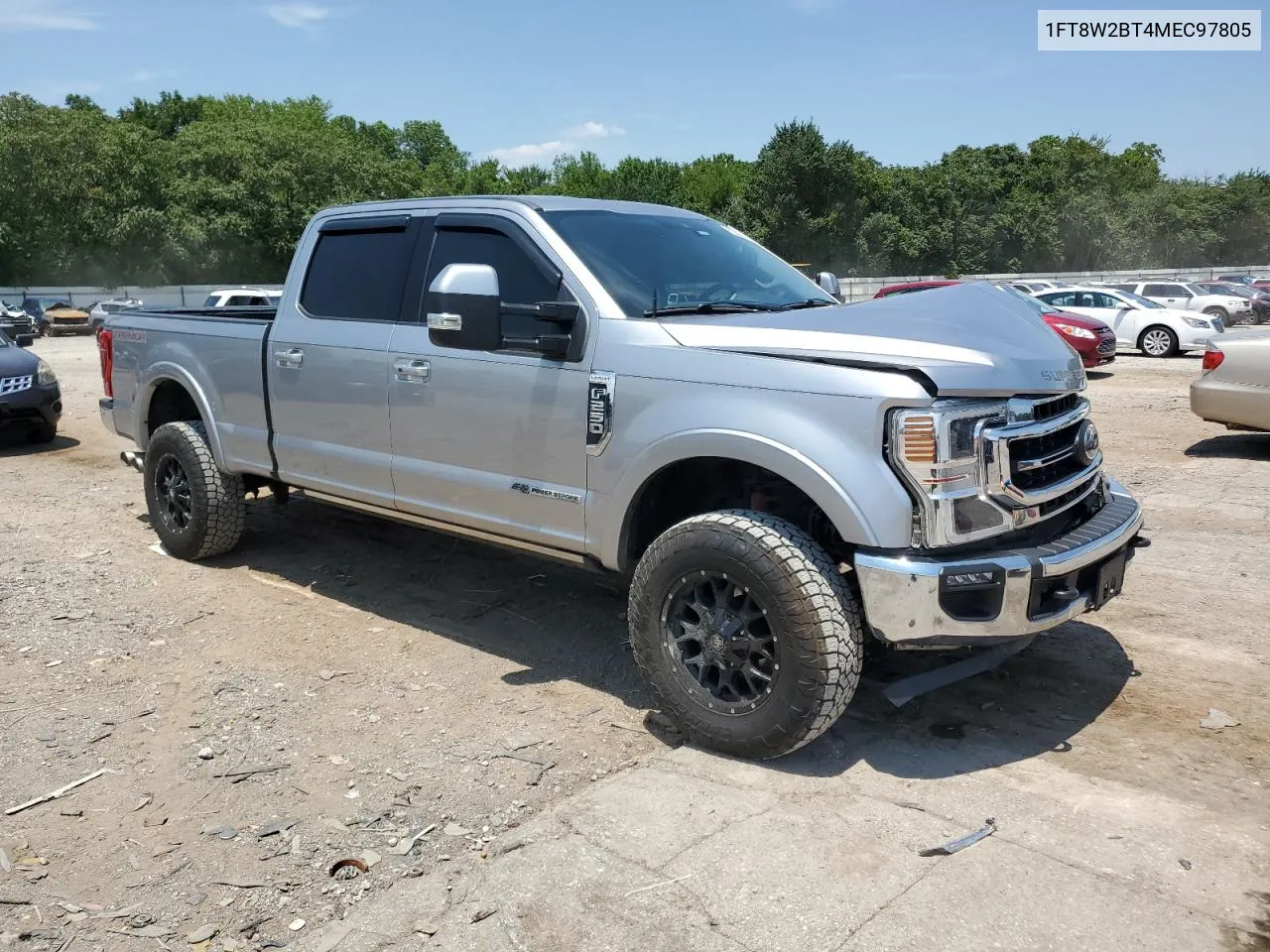 2021 Ford F250 Super Duty VIN: 1FT8W2BT4MEC97805 Lot: 72394804