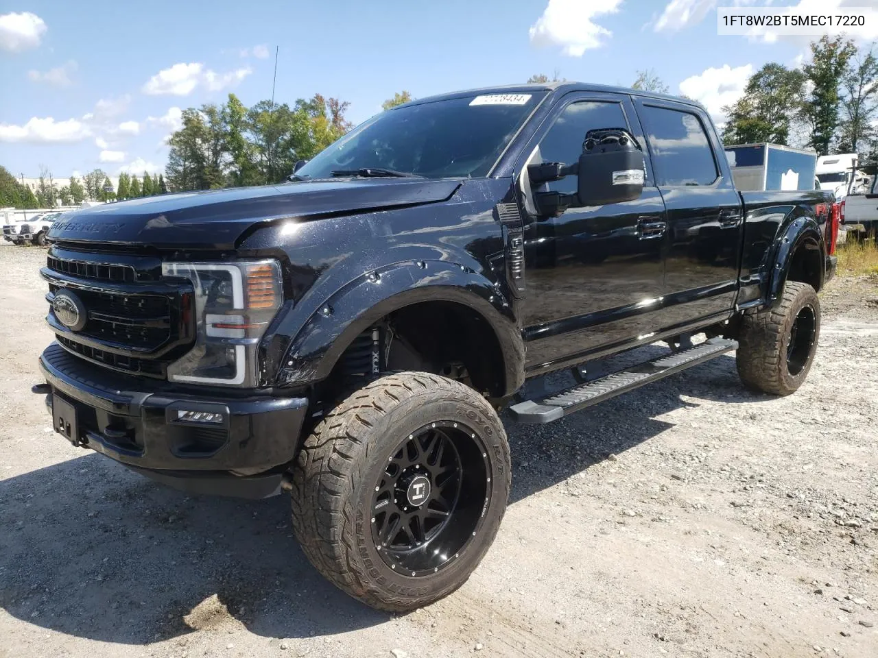 2021 Ford F250 Super Duty VIN: 1FT8W2BT5MEC17220 Lot: 72728434