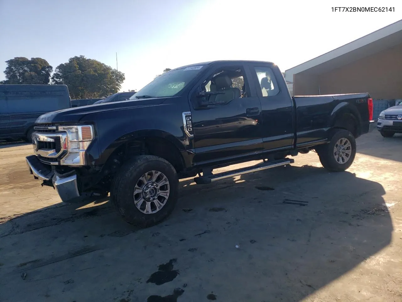 2021 Ford F250 Super Duty VIN: 1FT7X2BN0MEC62141 Lot: 77142804