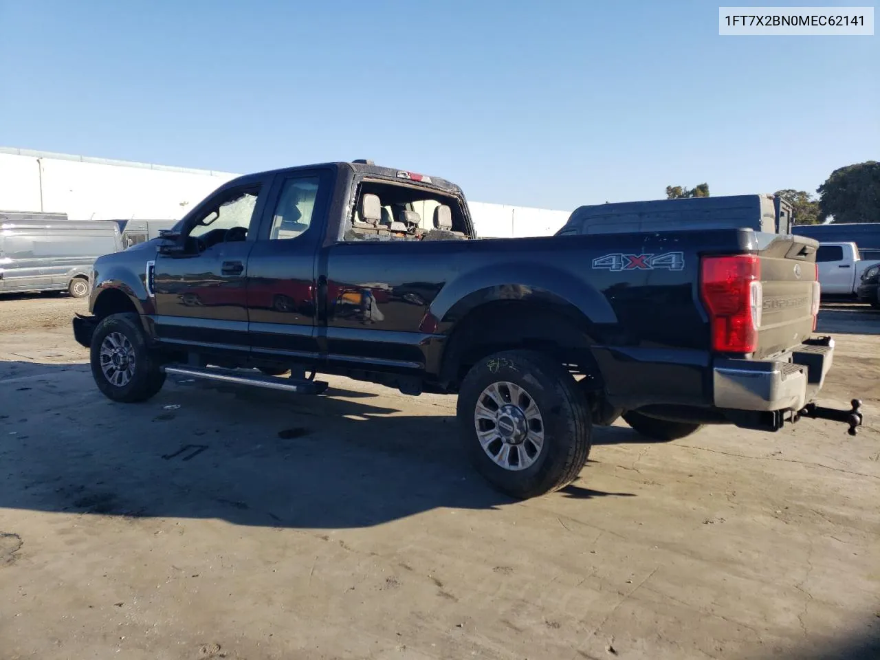 2021 Ford F250 Super Duty VIN: 1FT7X2BN0MEC62141 Lot: 77142804