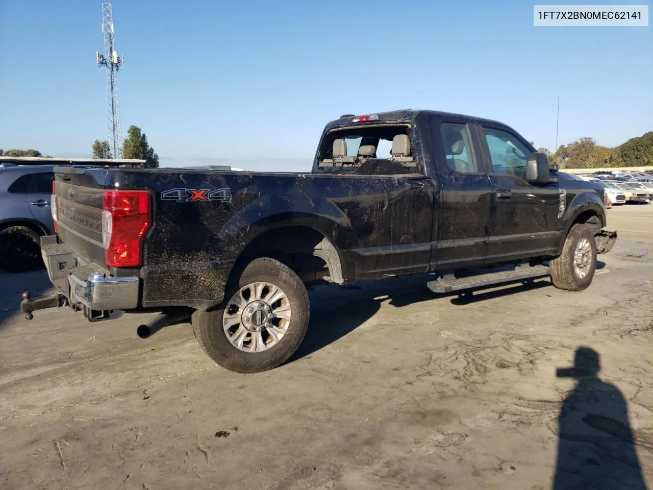 2021 Ford F250 Super Duty VIN: 1FT7X2BN0MEC62141 Lot: 77142804