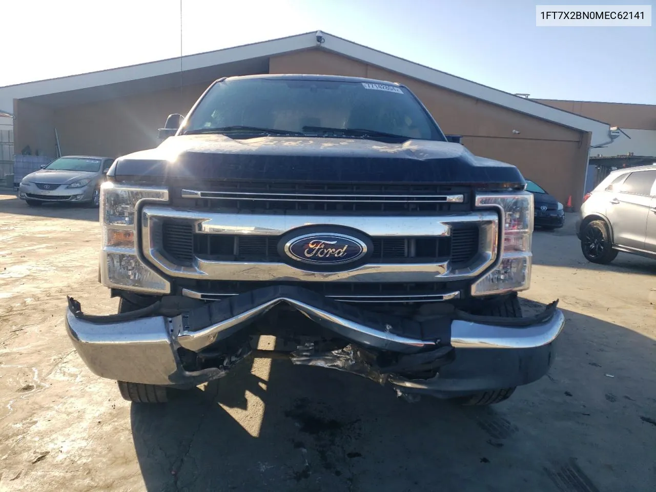 2021 Ford F250 Super Duty VIN: 1FT7X2BN0MEC62141 Lot: 77142804