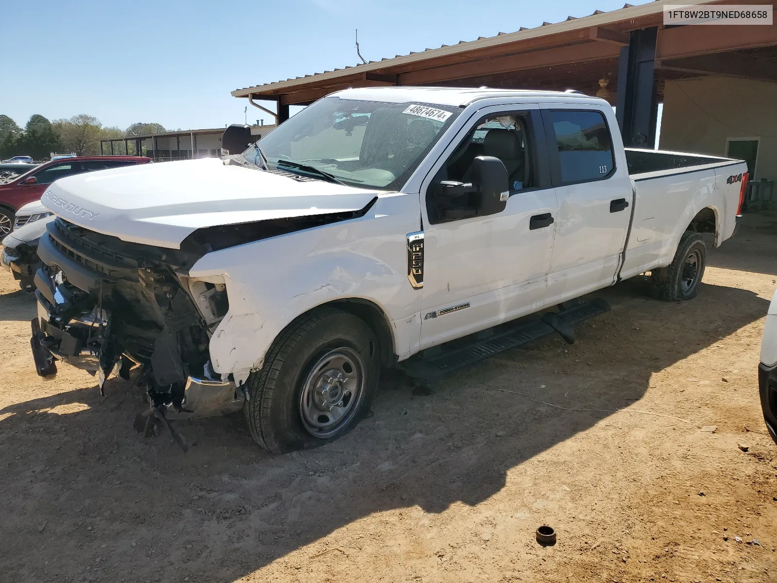 2022 Ford F250 Super Duty VIN: 1FT8W2BT9NED68658 Lot: 48674674