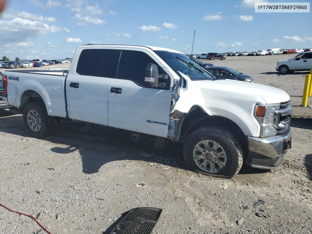 2022 Ford F250 Super Duty VIN: 1FT7W2BT5NEF29860 Lot: 53878334