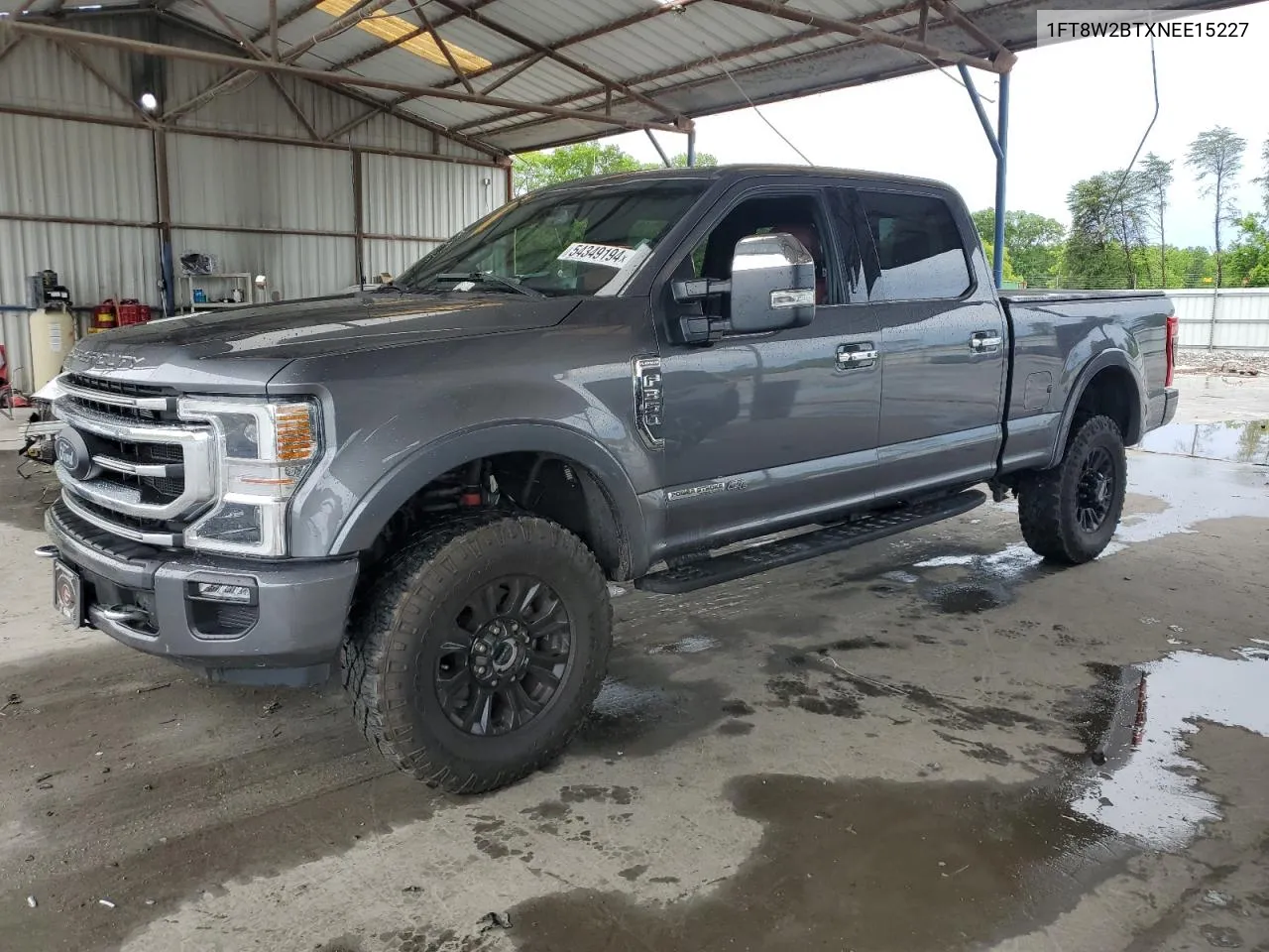 2022 Ford F250 Super Duty VIN: 1FT8W2BTXNEE15227 Lot: 54349194