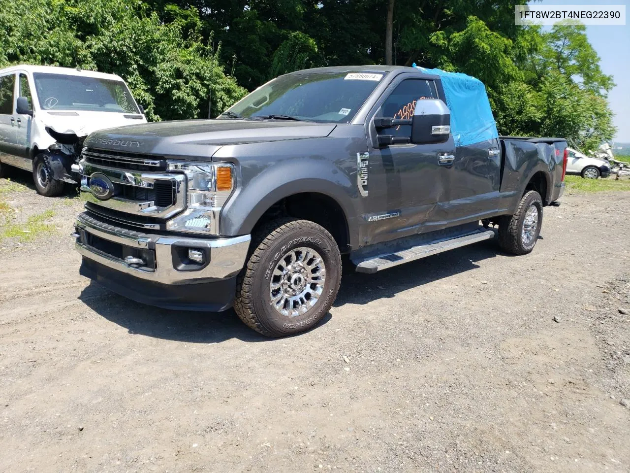 2022 Ford F250 Super Duty VIN: 1FT8W2BT4NEG22390 Lot: 57880674