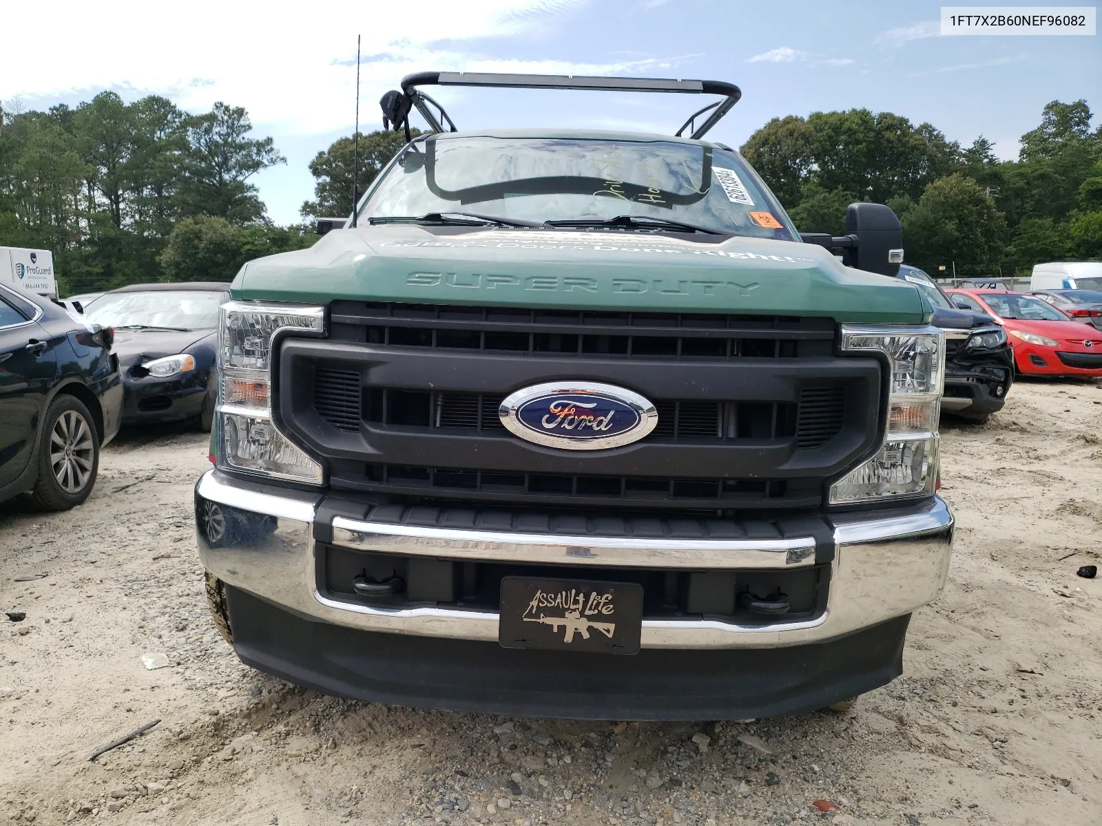 2022 Ford F250 Super Duty VIN: 1FT7X2B60NEF96082 Lot: 62613384