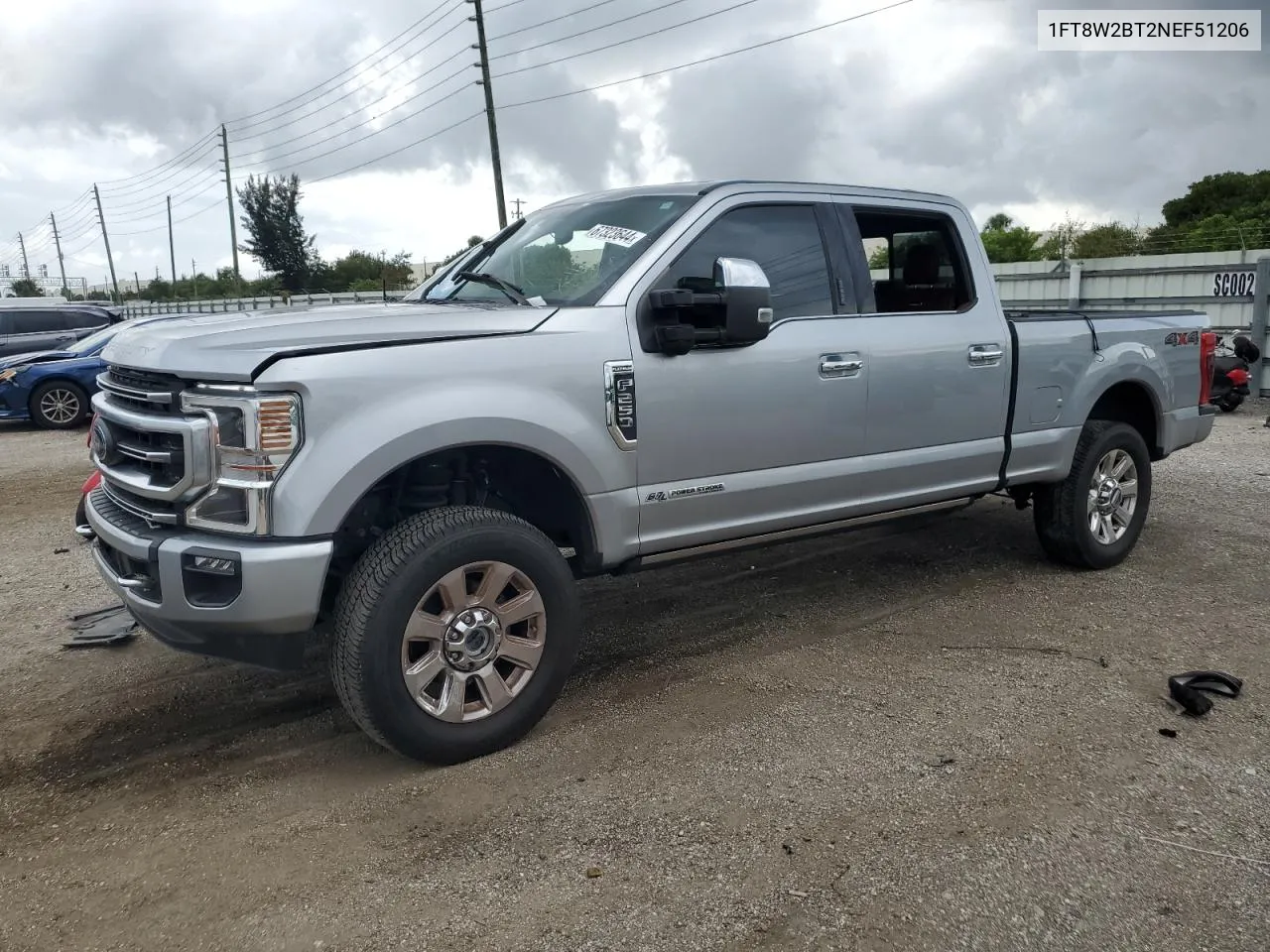 2022 Ford F250 Super Duty VIN: 1FT8W2BT2NEF51206 Lot: 67323644