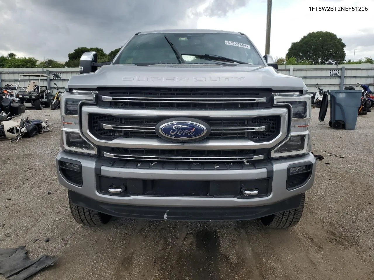 2022 Ford F250 Super Duty VIN: 1FT8W2BT2NEF51206 Lot: 67323644