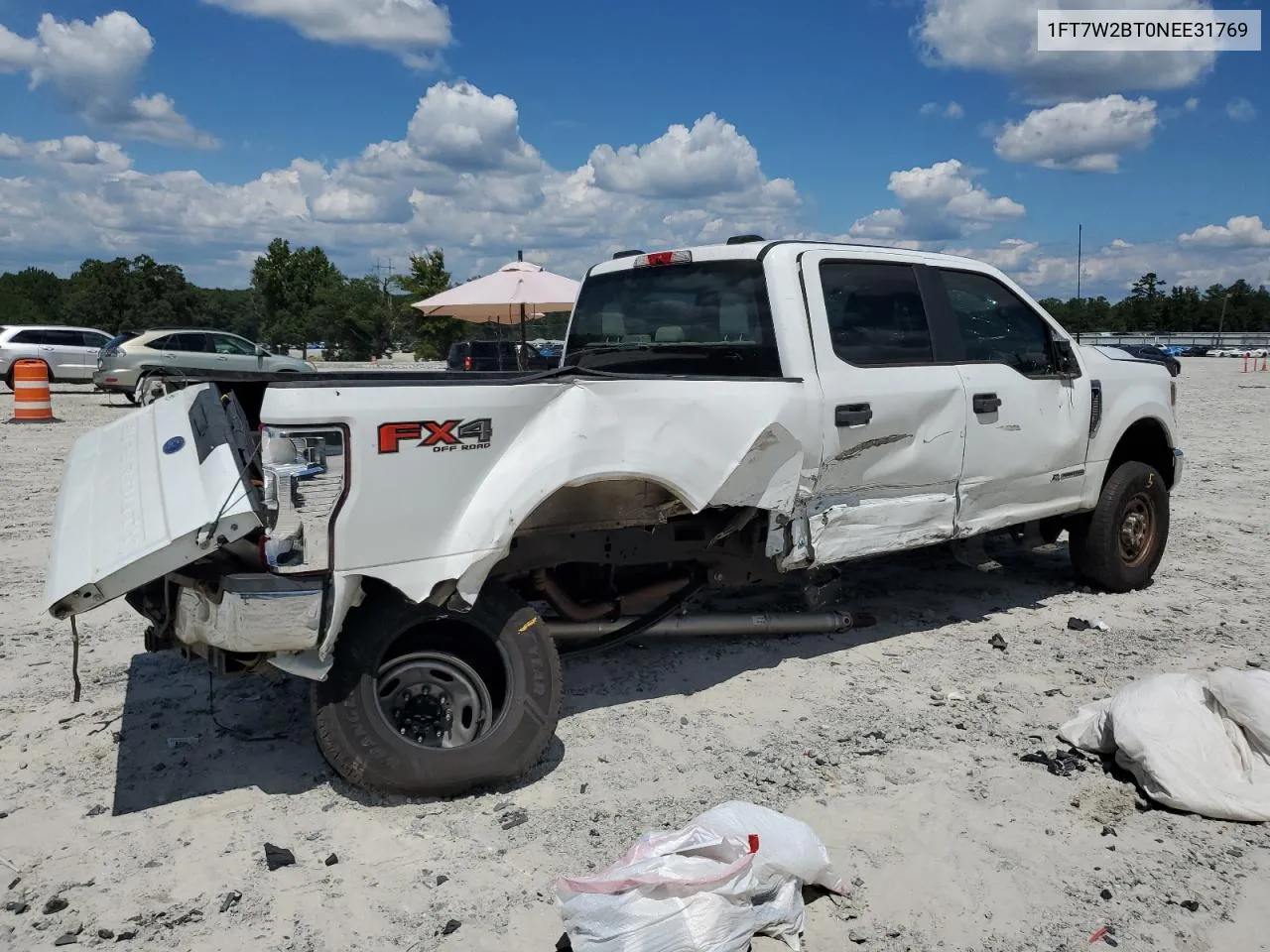 2022 Ford F250 Super Duty VIN: 1FT7W2BT0NEE31769 Lot: 67638374