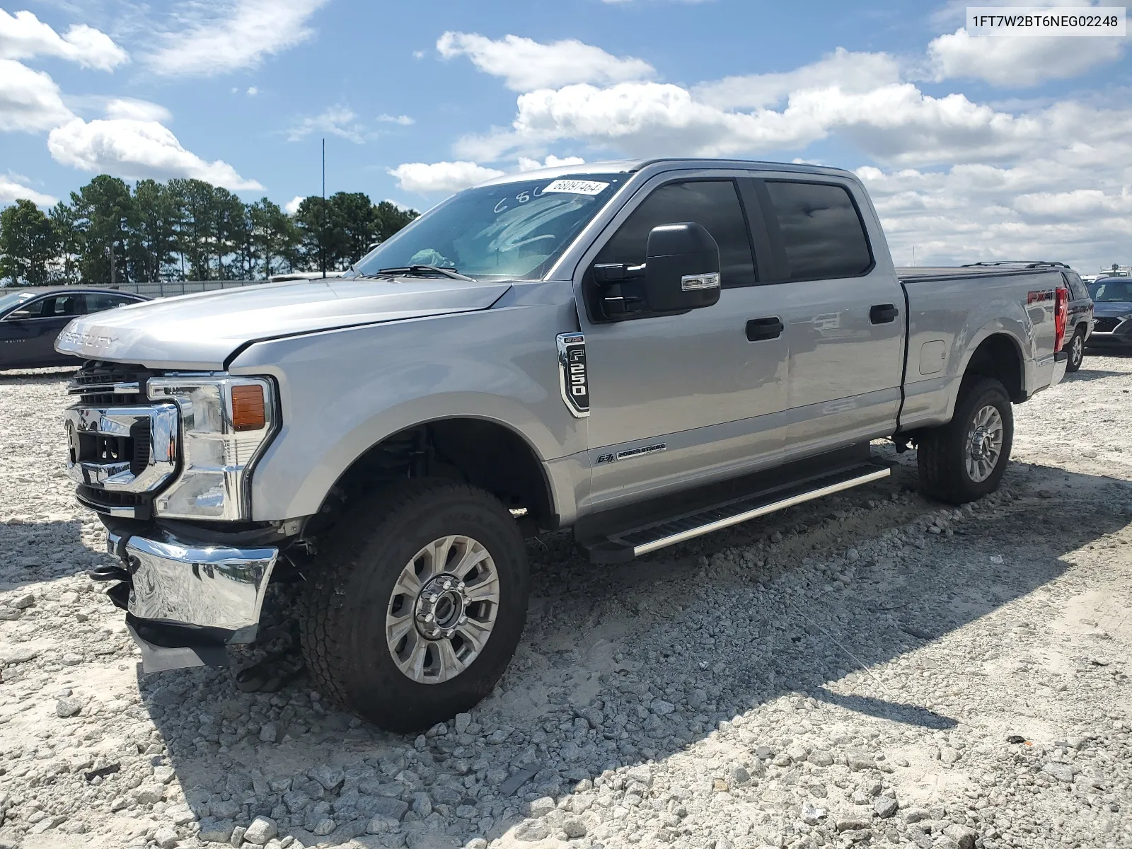 2022 Ford F250 Super Duty VIN: 1FT7W2BT6NEG02248 Lot: 68097464