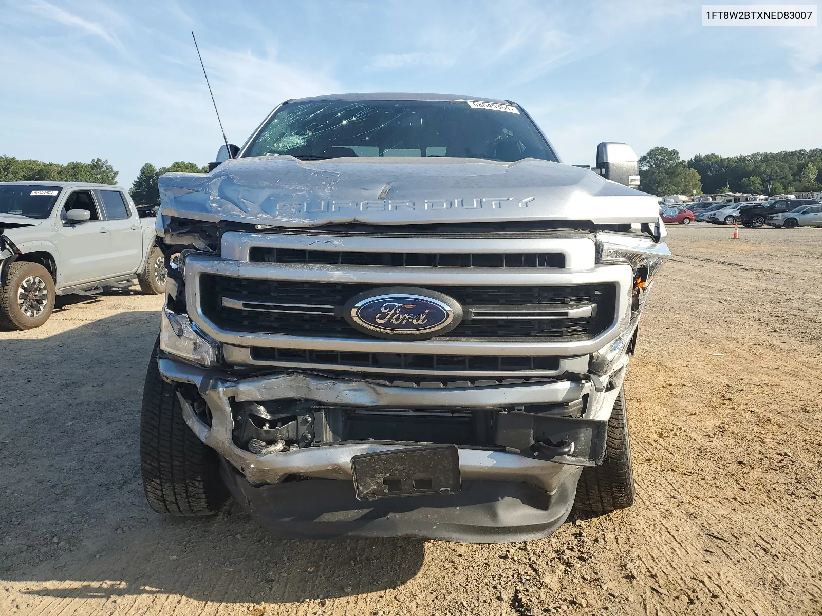 2022 Ford F250 Super Duty VIN: 1FT8W2BTXNED83007 Lot: 68645364