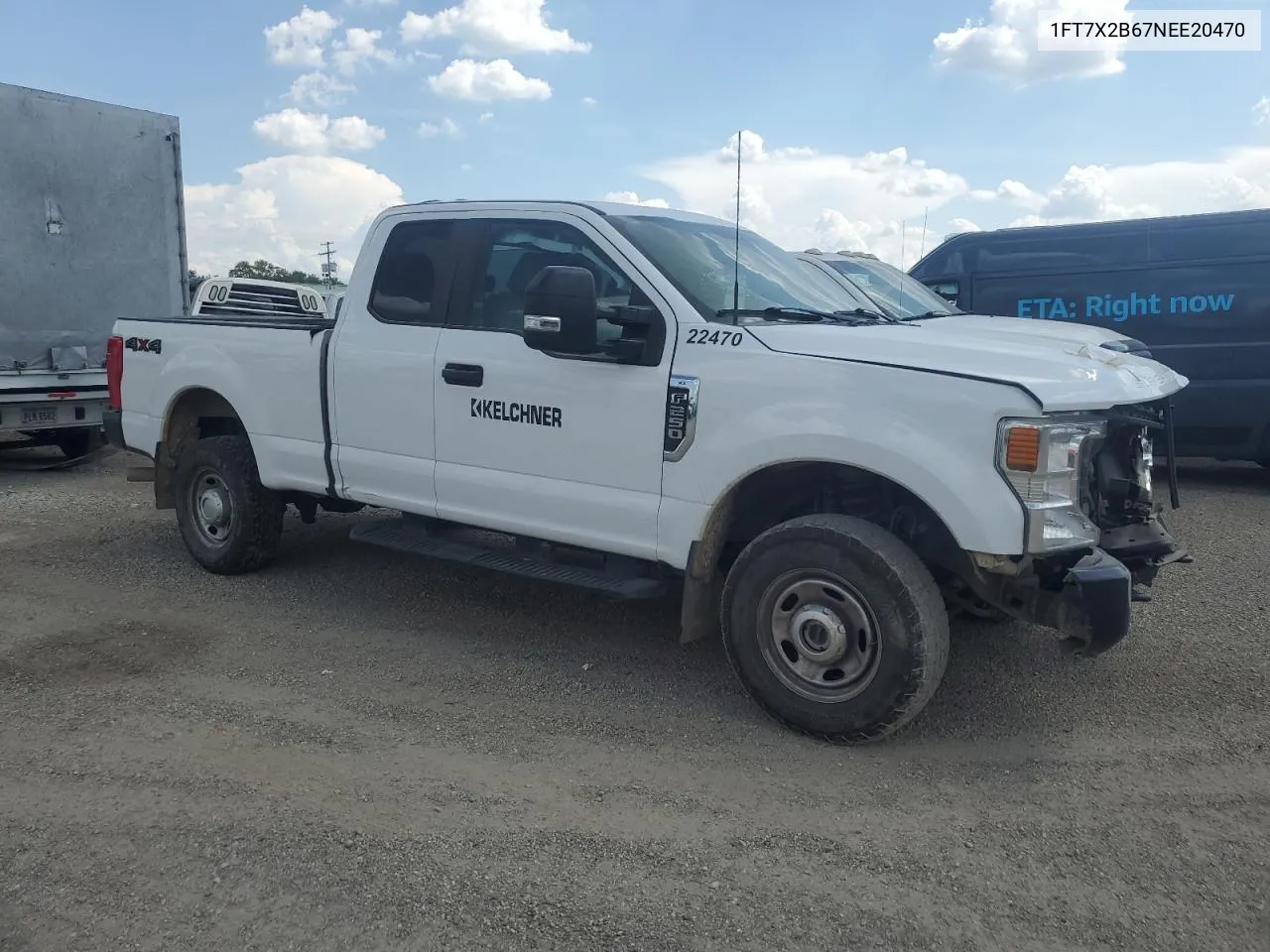 2022 Ford F250 Super Duty VIN: 1FT7X2B67NEE20470 Lot: 68733064