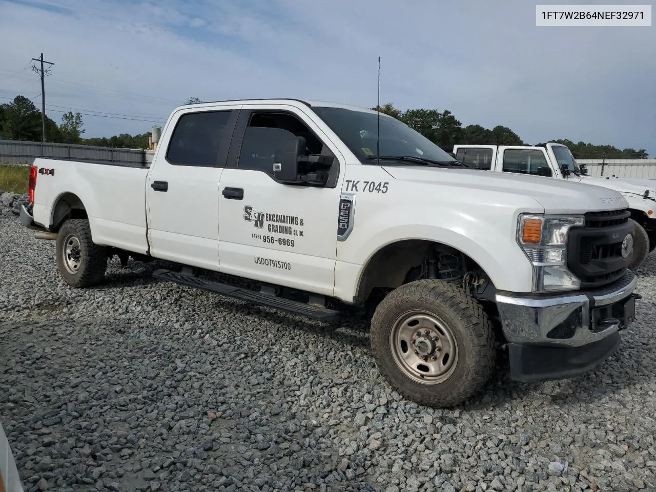 2022 Ford F250 Super Duty VIN: 1FT7W2B64NEF32971 Lot: 69995194