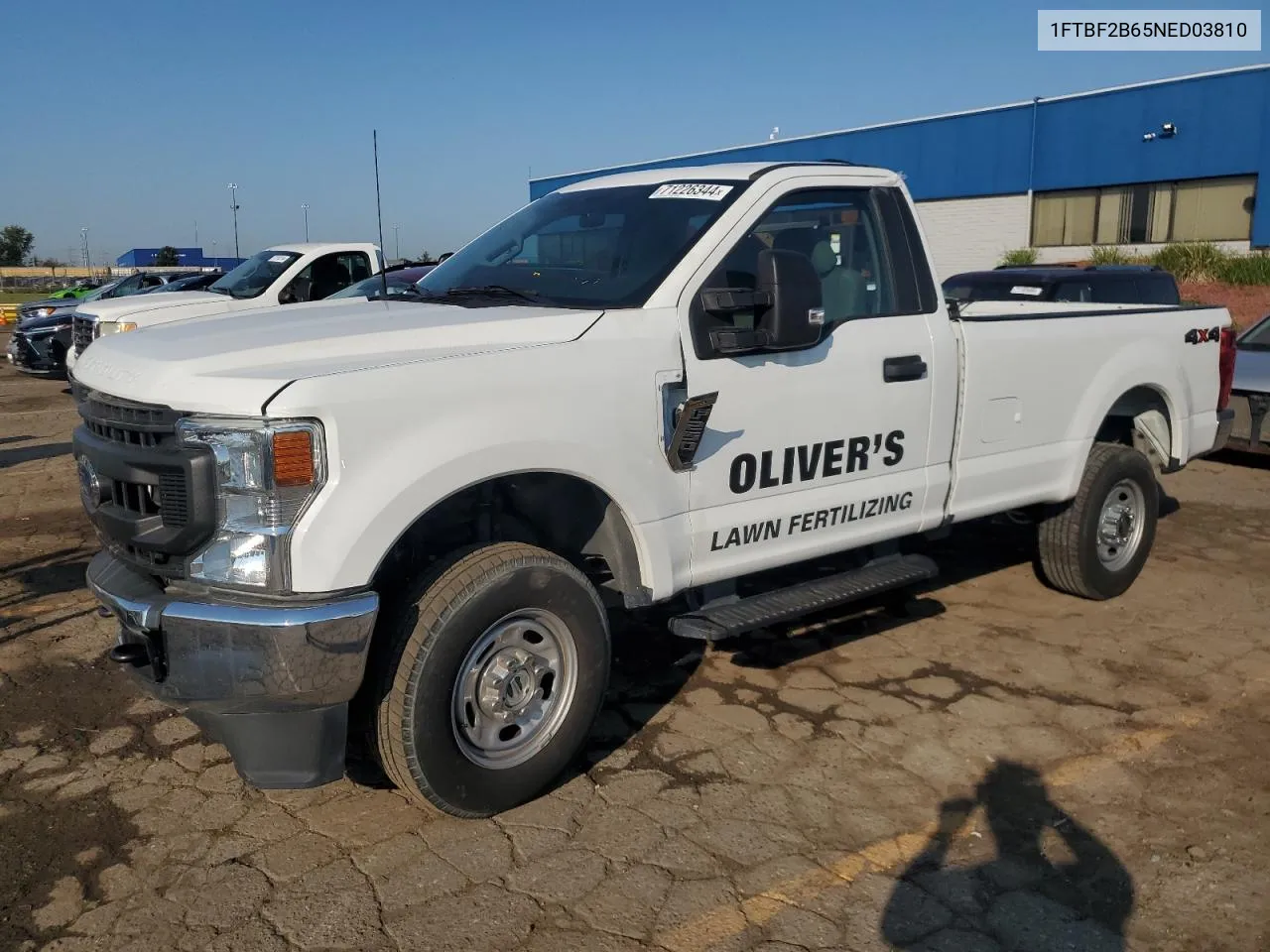 2022 Ford F250 Super Duty VIN: 1FTBF2B65NED03810 Lot: 71226344