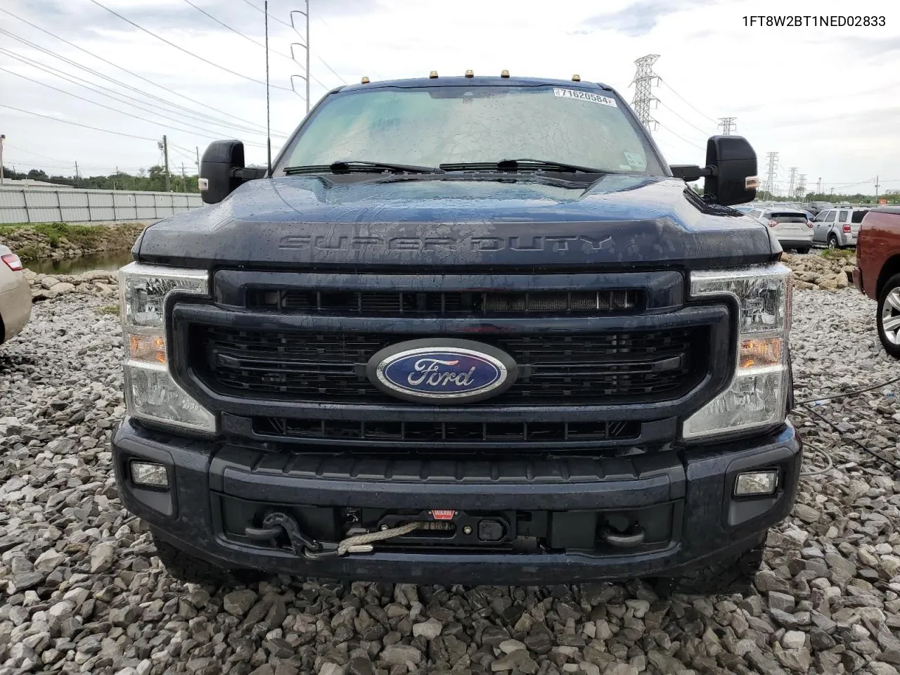 2022 Ford F250 Super Duty VIN: 1FT8W2BT1NED02833 Lot: 71620584