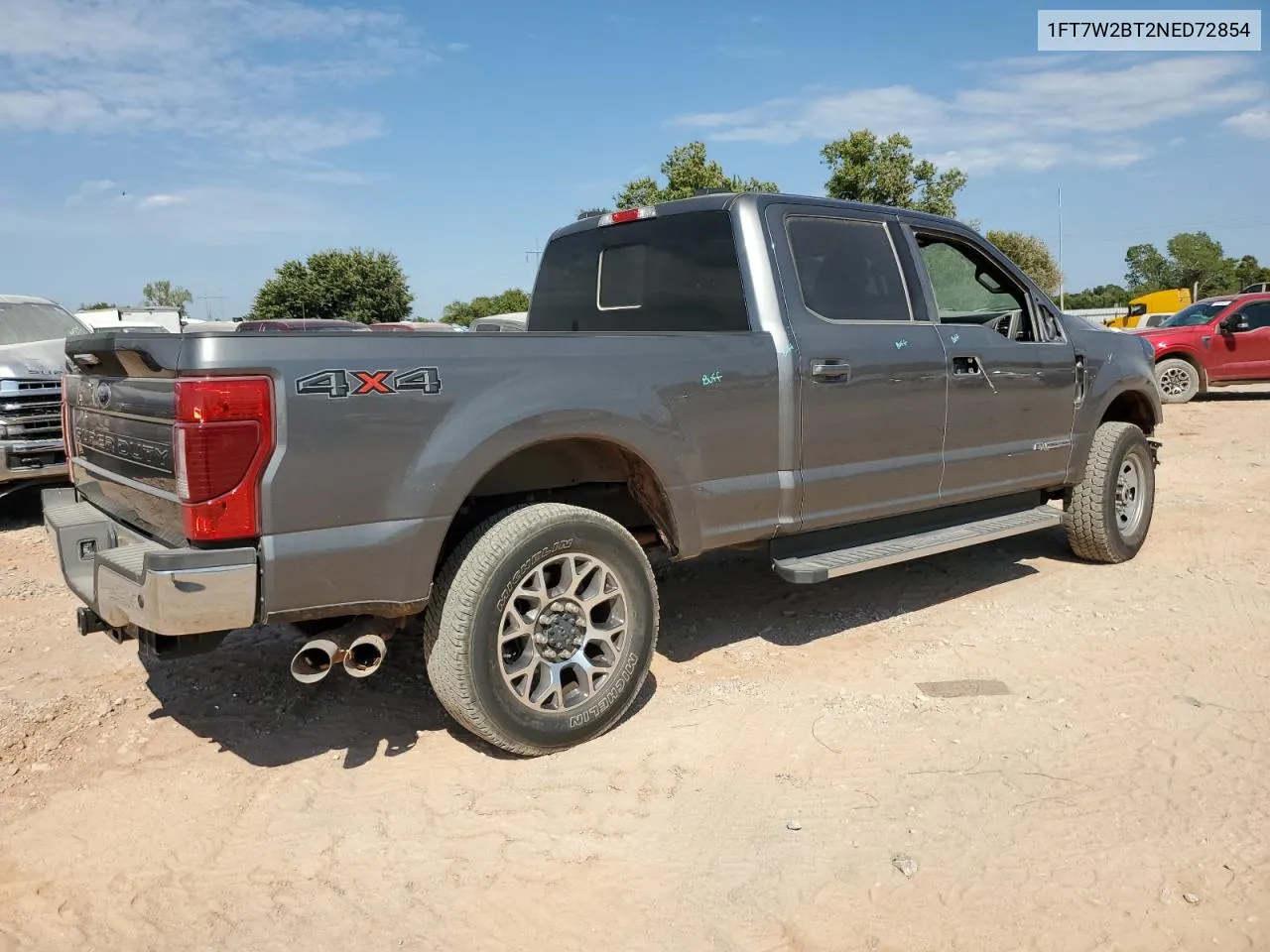 2022 Ford F250 Super Duty VIN: 1FT7W2BT2NED72854 Lot: 72051504