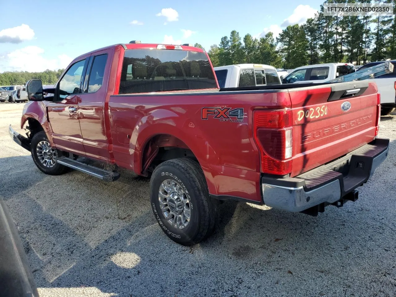 2022 Ford F250 Super Duty VIN: 1FT7X2B6XNED02350 Lot: 72183234