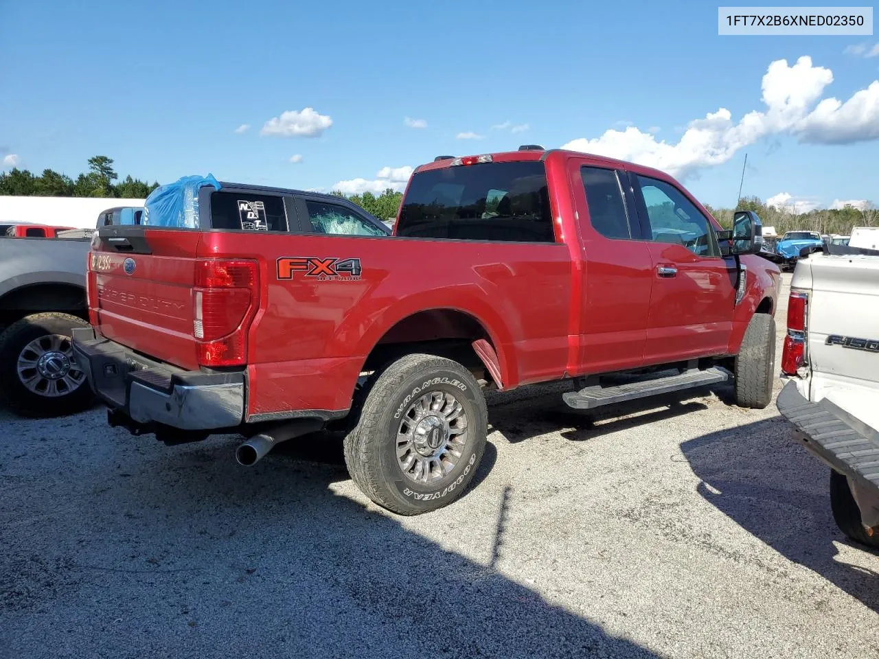 2022 Ford F250 Super Duty VIN: 1FT7X2B6XNED02350 Lot: 72183234