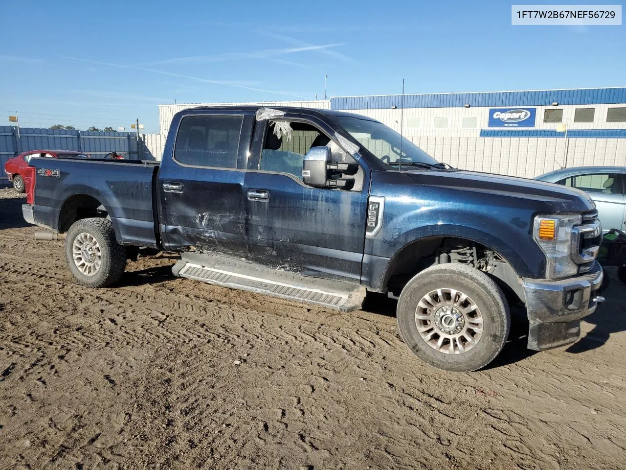 1FT7W2B67NEF56729 2022 Ford F250 Super Duty