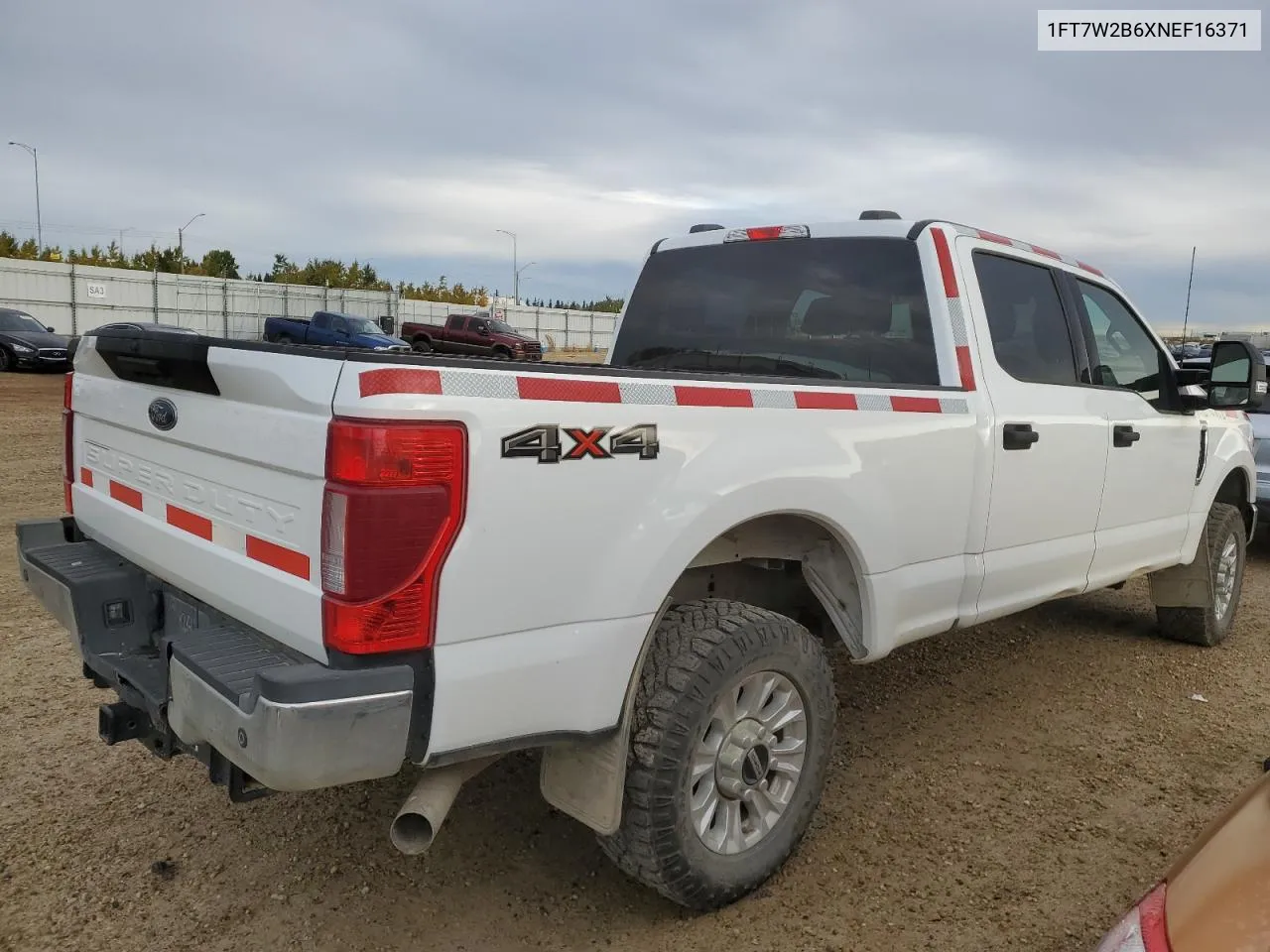 2022 Ford F250 Super Duty VIN: 1FT7W2B6XNEF16371 Lot: 72987974