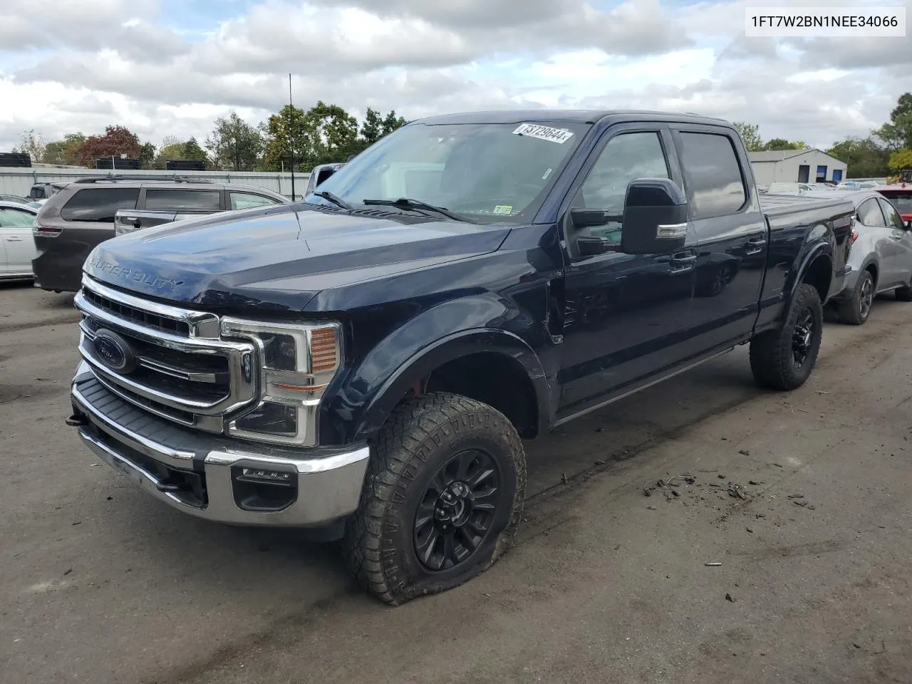 2022 Ford F250 Super Duty VIN: 1FT7W2BN1NEE34066 Lot: 73729644