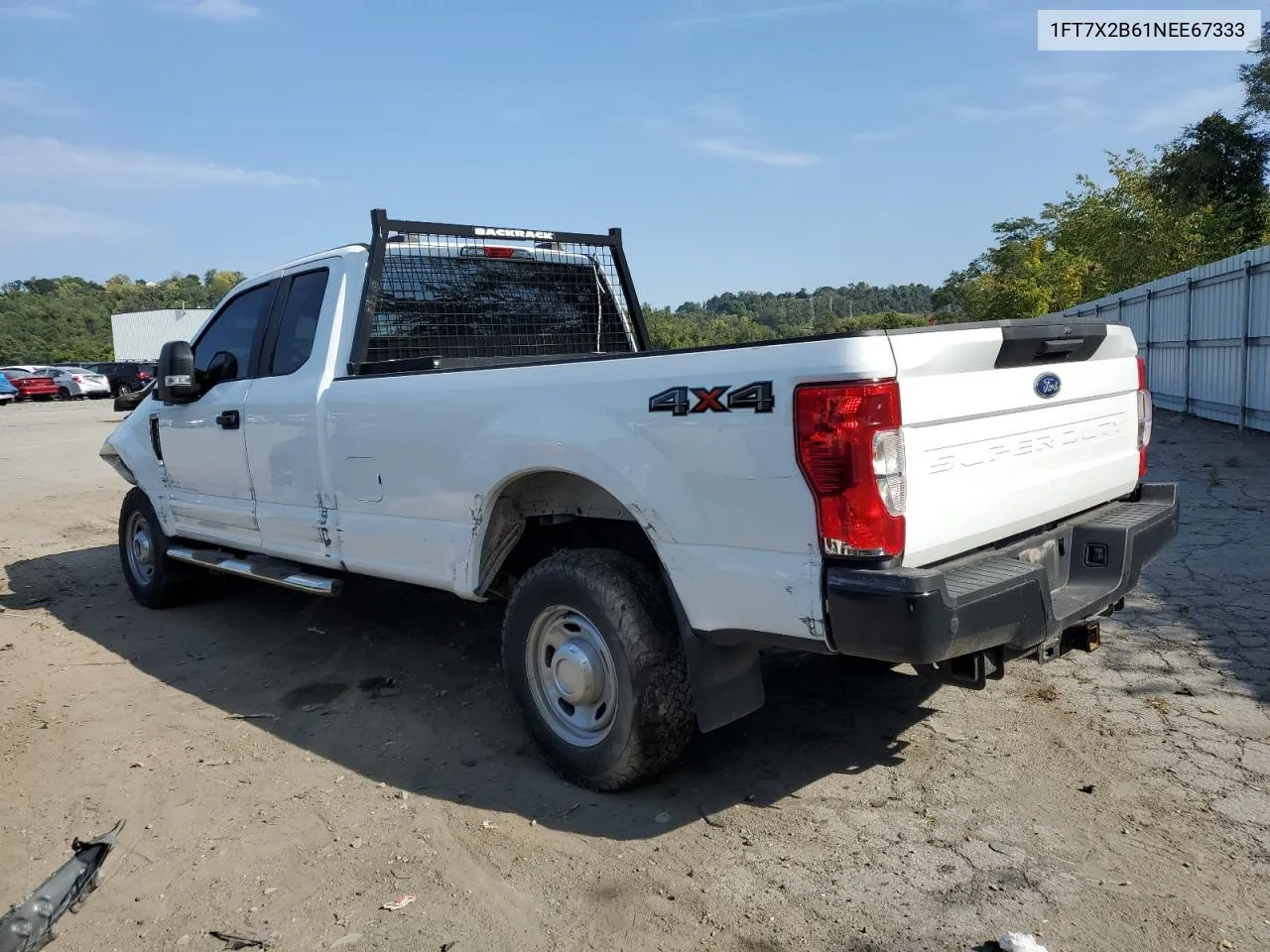 2022 Ford F250 Super Duty VIN: 1FT7X2B61NEE67333 Lot: 74192824