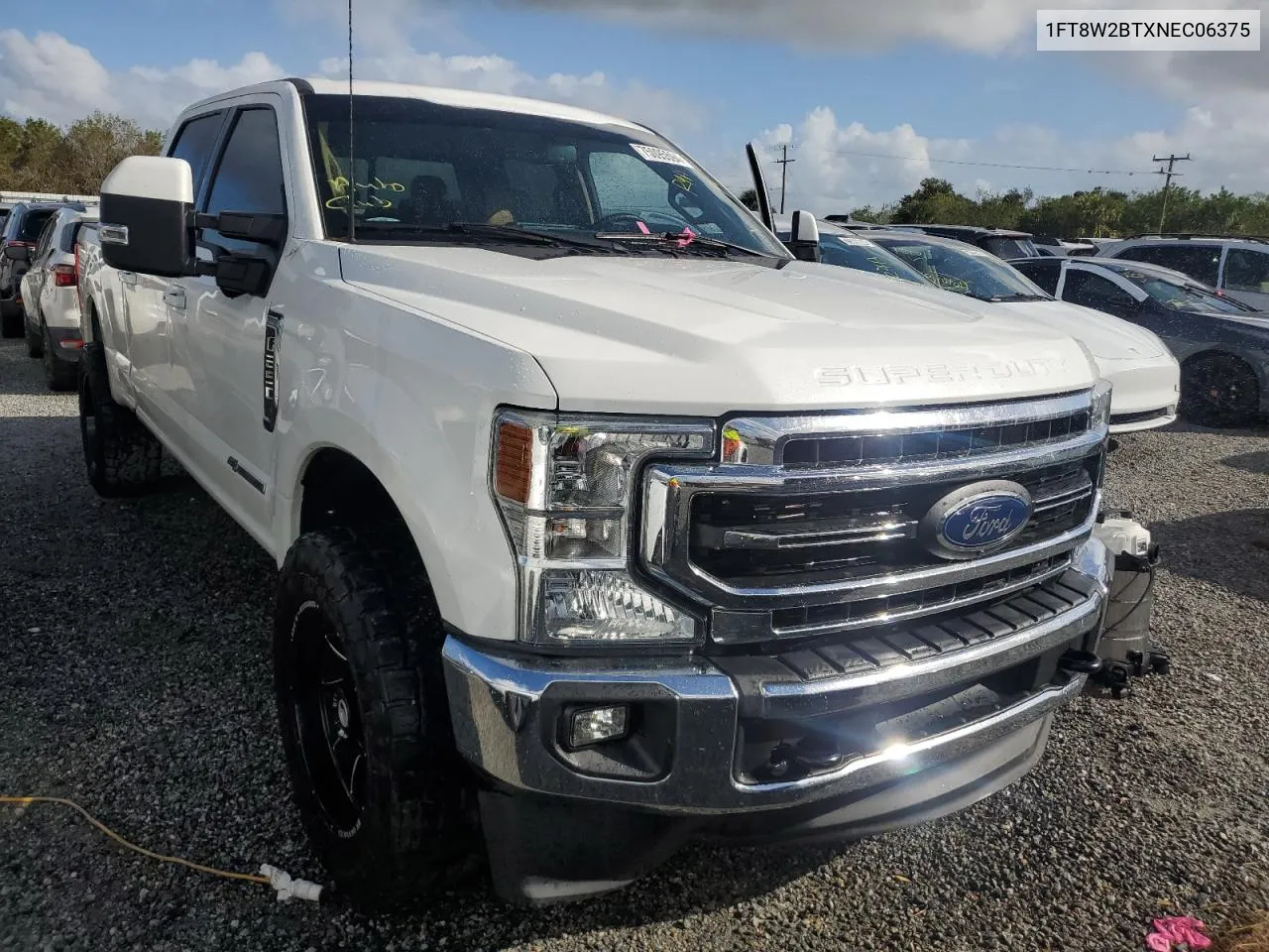 2022 Ford F250 Super Duty VIN: 1FT8W2BTXNEC06375 Lot: 75095594