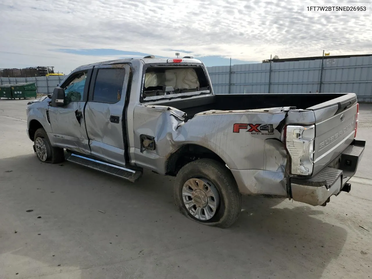 2022 Ford F250 Super Duty VIN: 1FT7W2BT5NED26953 Lot: 77612554