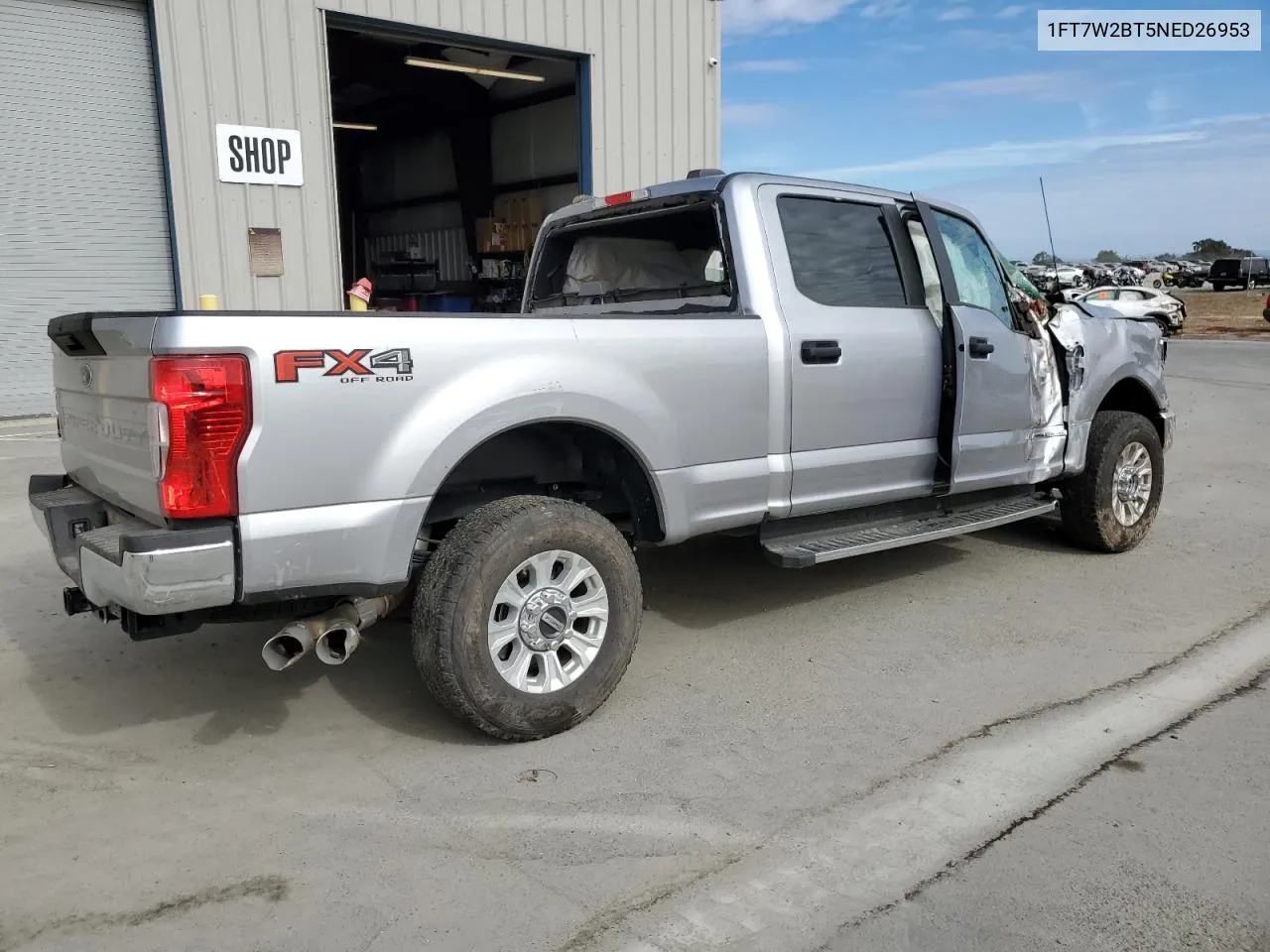 2022 Ford F250 Super Duty VIN: 1FT7W2BT5NED26953 Lot: 77612554