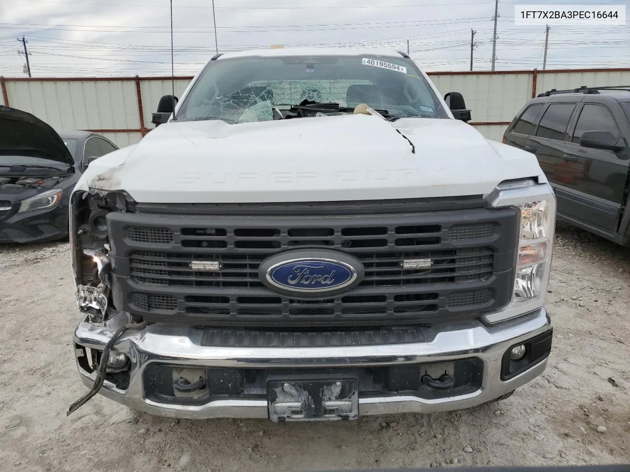 2023 Ford F250 Super Duty VIN: 1FT7X2BA3PEC16644 Lot: 40195594