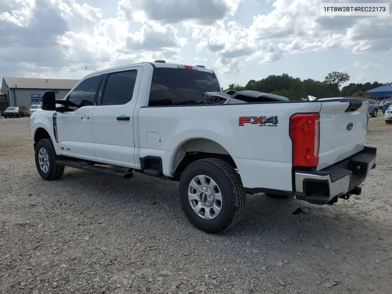 2024 Ford F250 Super Duty VIN: 1FT8W2BT4REC22173 Lot: 63224864