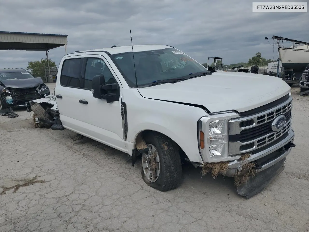 2024 Ford F250 Super Duty VIN: 1FT7W2BN2RED35505 Lot: 66398224