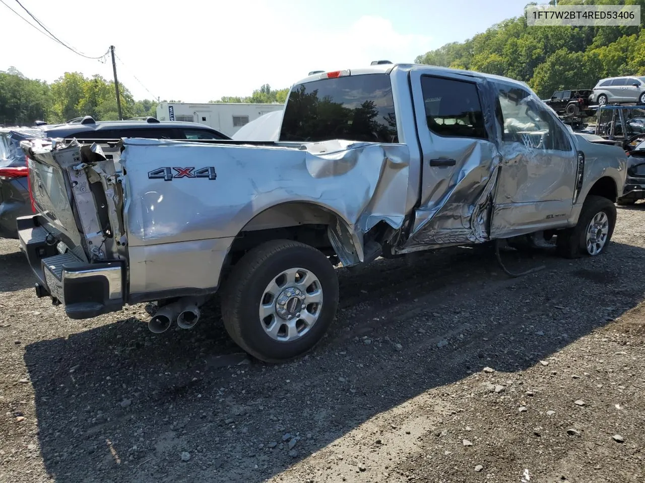 2024 Ford F250 Super Duty VIN: 1FT7W2BT4RED53406 Lot: 69187654