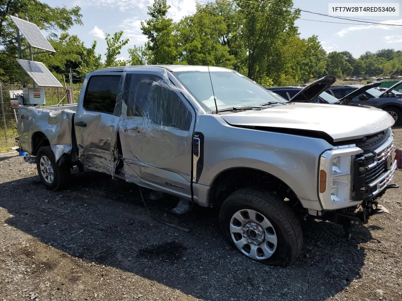 2024 Ford F250 Super Duty VIN: 1FT7W2BT4RED53406 Lot: 69187654