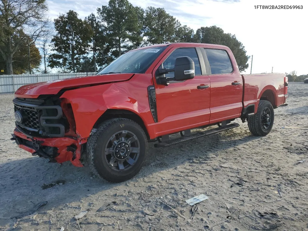 2024 Ford F250 Super Duty VIN: 1FT8W2BA2RED69963 Lot: 80009964